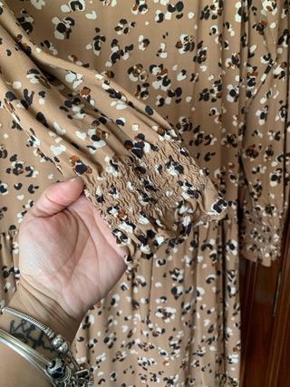 vestido animal print