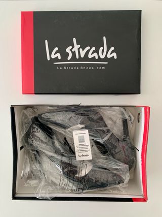 zapatos estiletto lentejuelas la strada