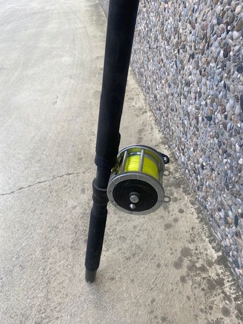 CAÑA DE PESCAR 4 + CARRETE - PESCA DE ALTURA-CURRI