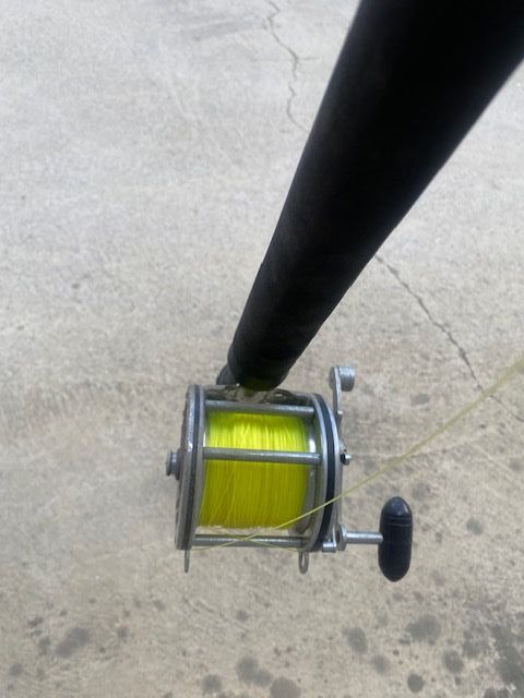 CAÑA DE PESCAR 4 + CARRETE - PESCA DE ALTURA-CURRI