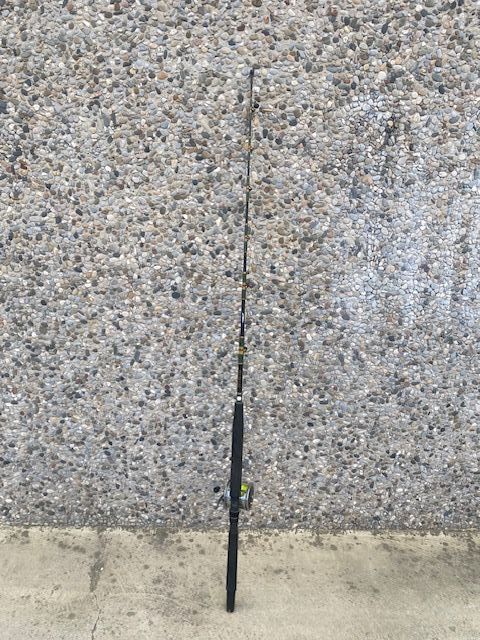 CAÑA DE PESCAR 4 + CARRETE - PESCA DE ALTURA-CURRI