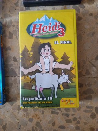 Cintas de DVD  y Heidi  video