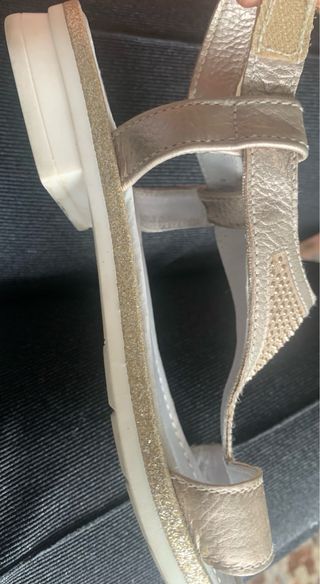 Sandali NeroGiardini color oro n 33