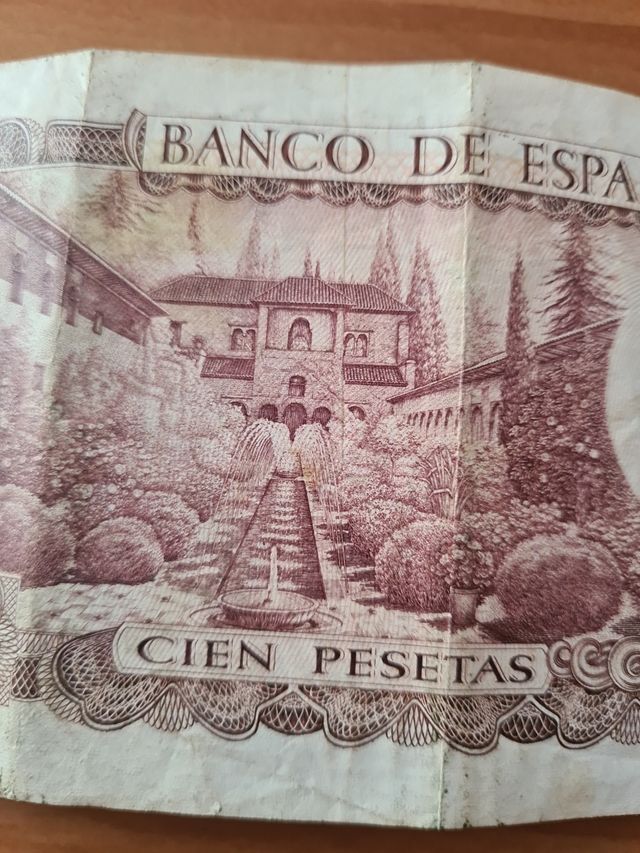 Billete 100 pesetas 1970