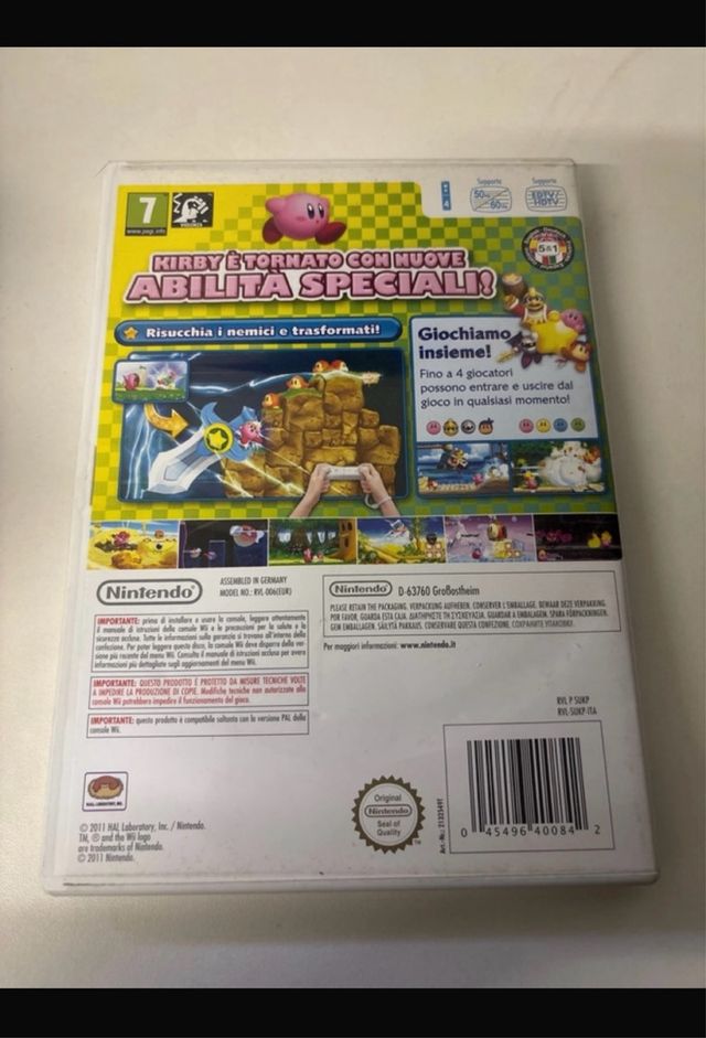 Kirby’s adventure wii