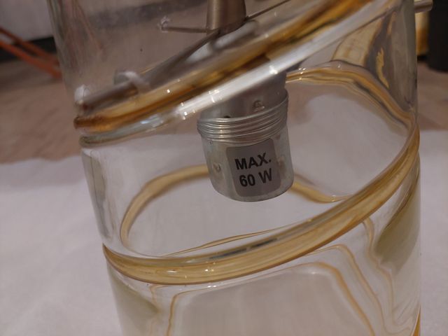 Lampadario vetro di murano