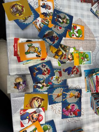 Lotto 150 carte super mario 