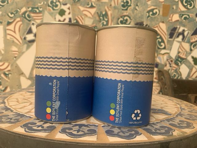 2 latas soylent green leer descripcion