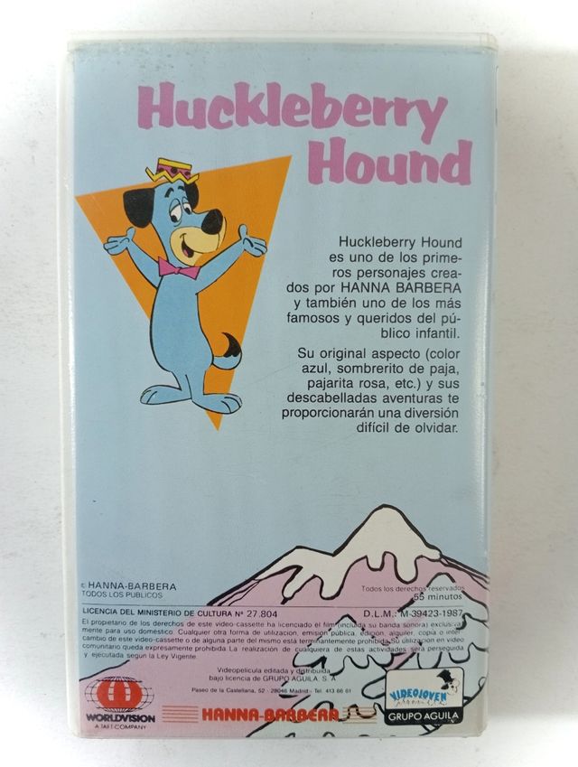 Huckleberry Hound VHS Hanna Barbera