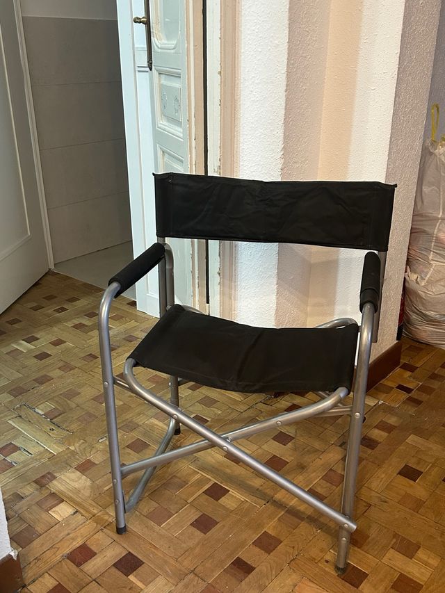 Sillas plegables tipo “director de cine”