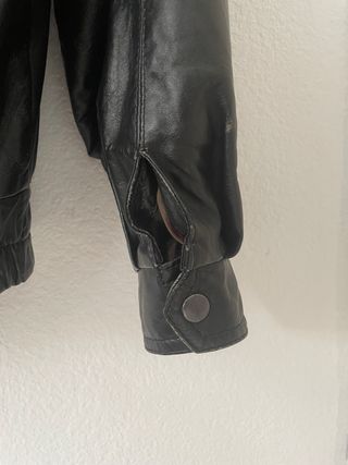Chaqueta de cuero bomber vintage