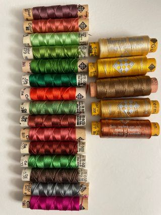 20 Bobinas seda torzal Gutermann