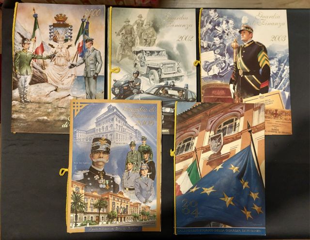 Calendari dell'arma della Guardia di Finanza
