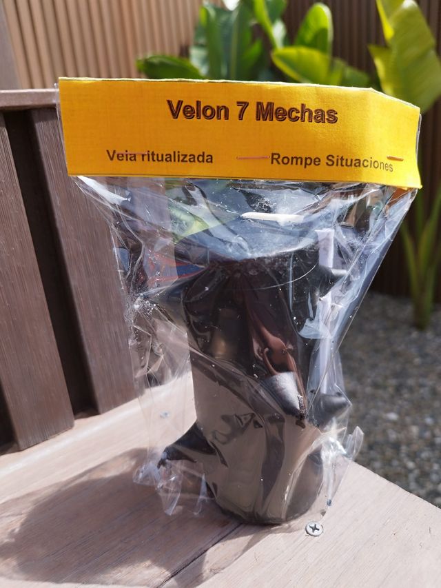 Velón 7 mechas rompe situaciones