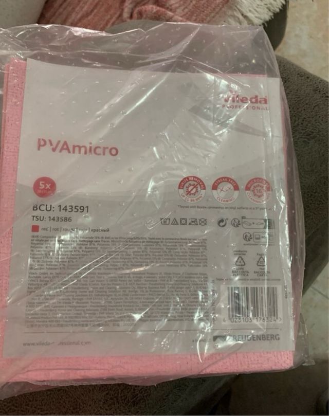 5Bayetas Vileda Profesional para la limpieza!!!
