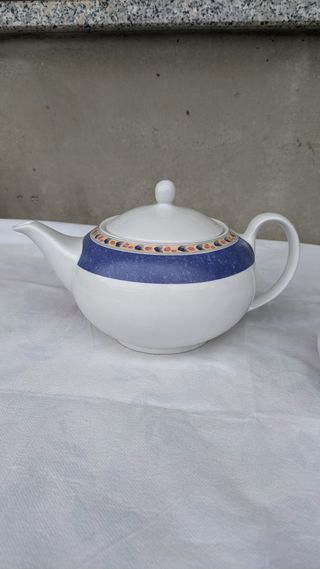 Set Tè Danube 14pz Fine Porcellana Come Nuovo