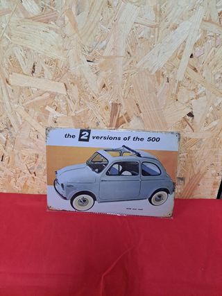 CARTEL FIAT 500