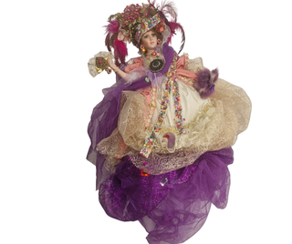 Muñeca porcelana antigua tipo victoriano