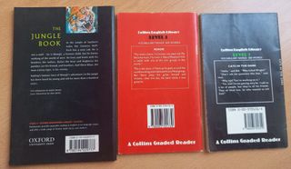 3 libros lectura en inglés