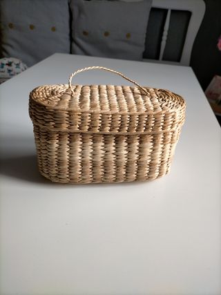 Cesta mimbre 