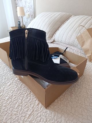 Botines de piel Mango T.38