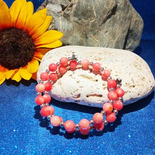 ‼️Bracciale Retrò ‼️Corallo e Argento
