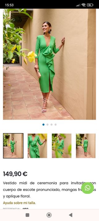 VESTIDO DE FIESTA,mismo vestido en For You .