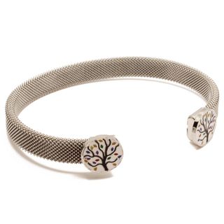 Pulsera de malla ajustable con Árbol de la Vida