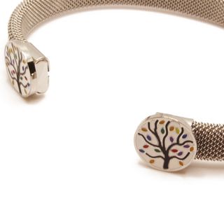 Pulsera de malla ajustable con Árbol de la Vida