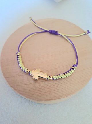 Pulsera Cruz Acero 