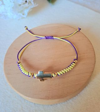 Pulsera Cruz Acero 