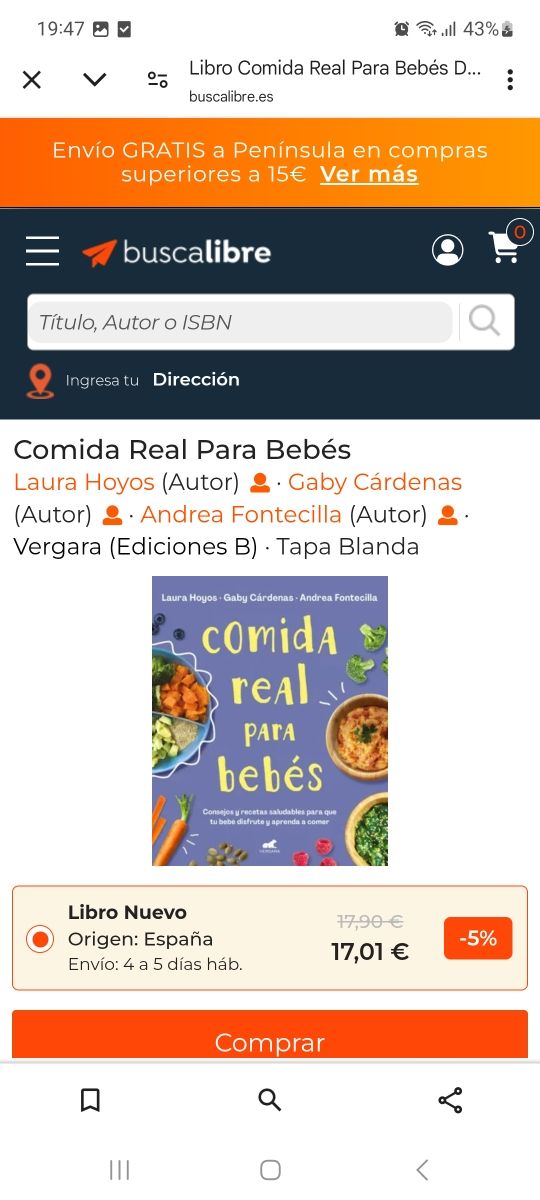 Comida real para bebes