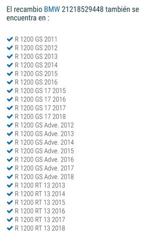 Discos de embrague BMW R1200-R1250GS