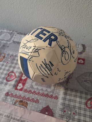 3 gazzette+pallone autografato 