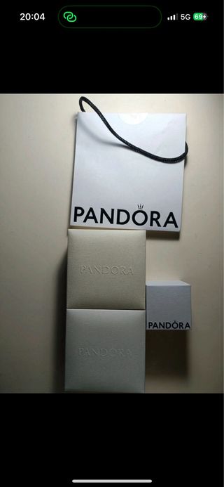Conjunto bolsas y cajas pandora y tous 