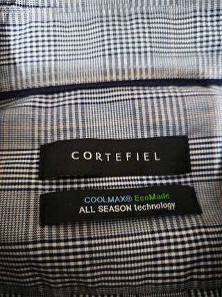 Camisa gris cuadros talla L