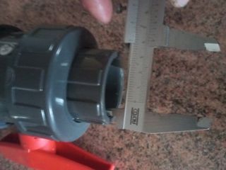 Llave de corte PVC 40