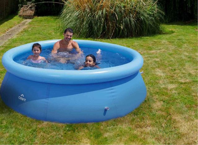 Piscina 240 x 63 cm + depuradora + cubierta