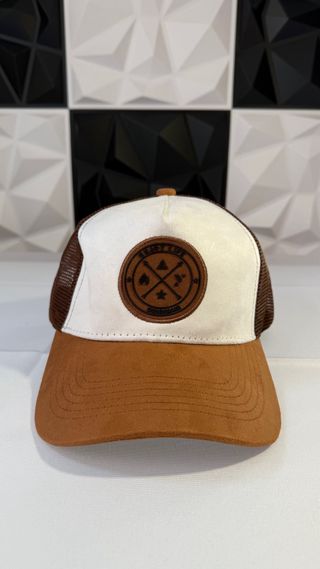 Gorra Originals Blanca y Marrón