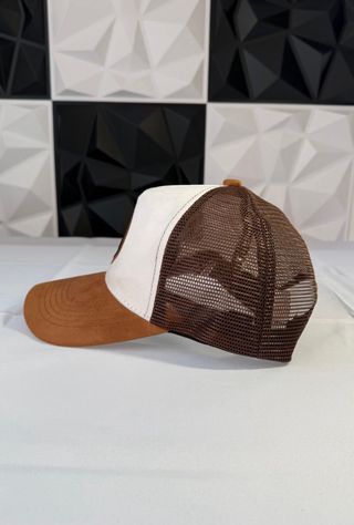 Gorra Originals Blanca y Marrón