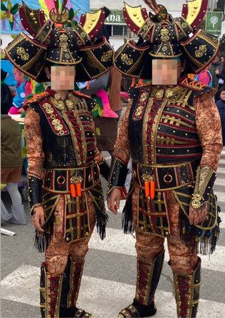 Traje de carnaval guerrero.