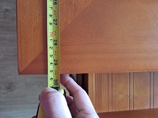 Mesa salon
altura 43 cm
largo 120 cm
ancho 75 cm