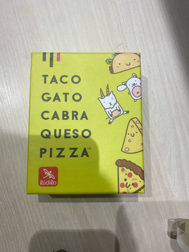 Juego Taco Gato Cabra Queso Pizza