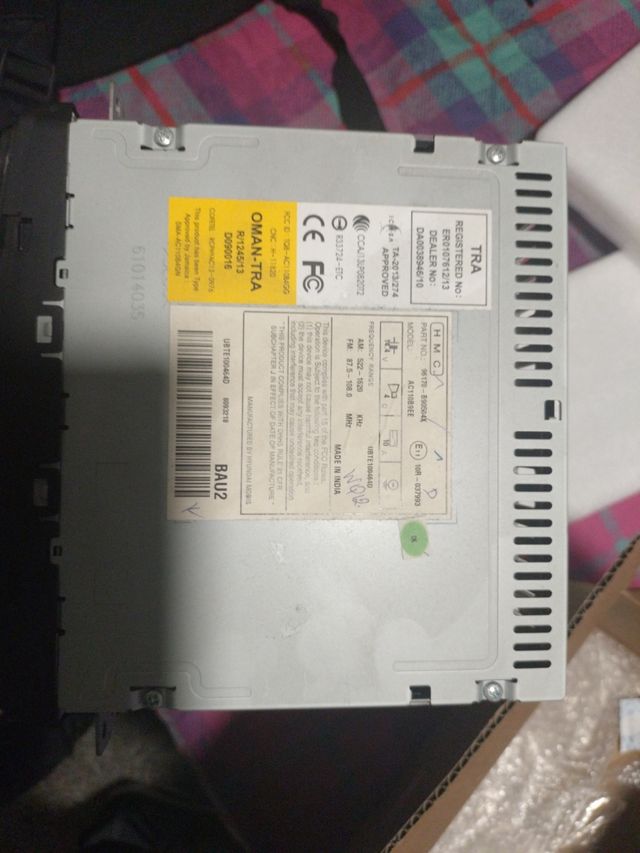 Radio Hyundai i10 (2015) più mascherina