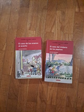 2 libros El caso del misterio de los pepinos y otr