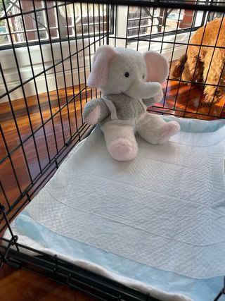 Jaula para Perros Plegable con 2 Puertas Feandrea