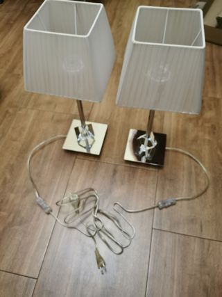 Set de 2 lámparas sobremesa 
