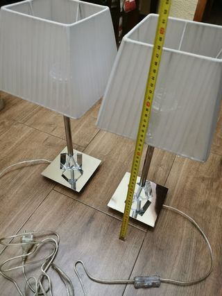 Set de 2 lámparas sobremesa 