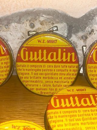 Scatola in latta Guttalin anni 60