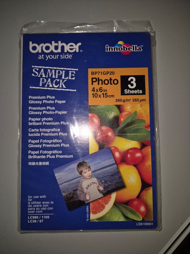 Carta fotografica Brother Sample Pack Innobella